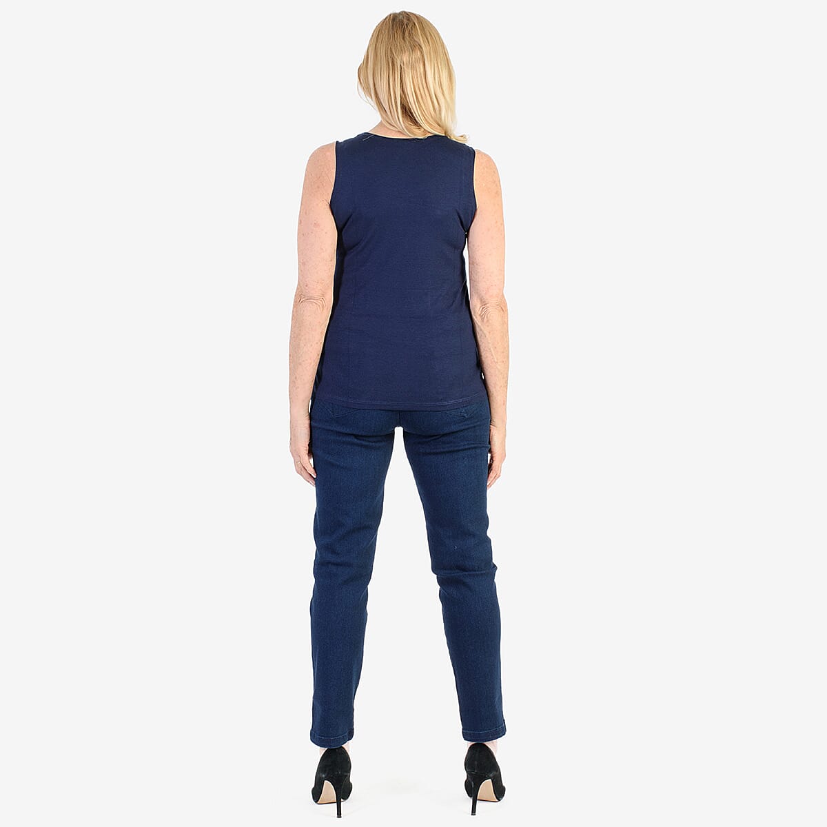 Pure &amp; Natural Straight Leg Denim Jeans (Size 10) - Denim 8287257 4