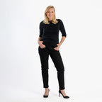 Pure & Natural Straight Leg Denim Jeans (Size 16) - Black