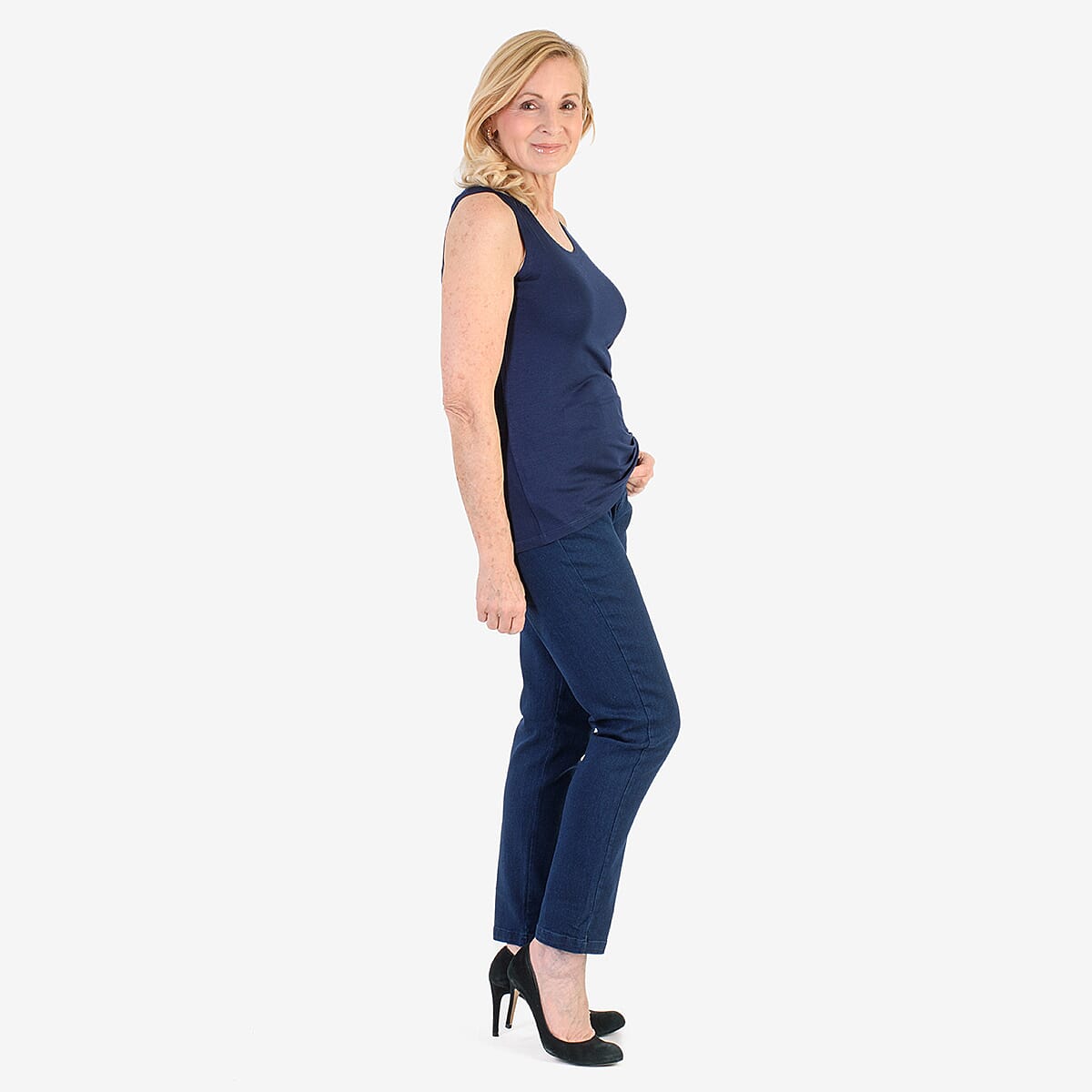 Pure &amp; Natural Straight Leg Denim Jeans (Size 16) - Denim 8287259 5