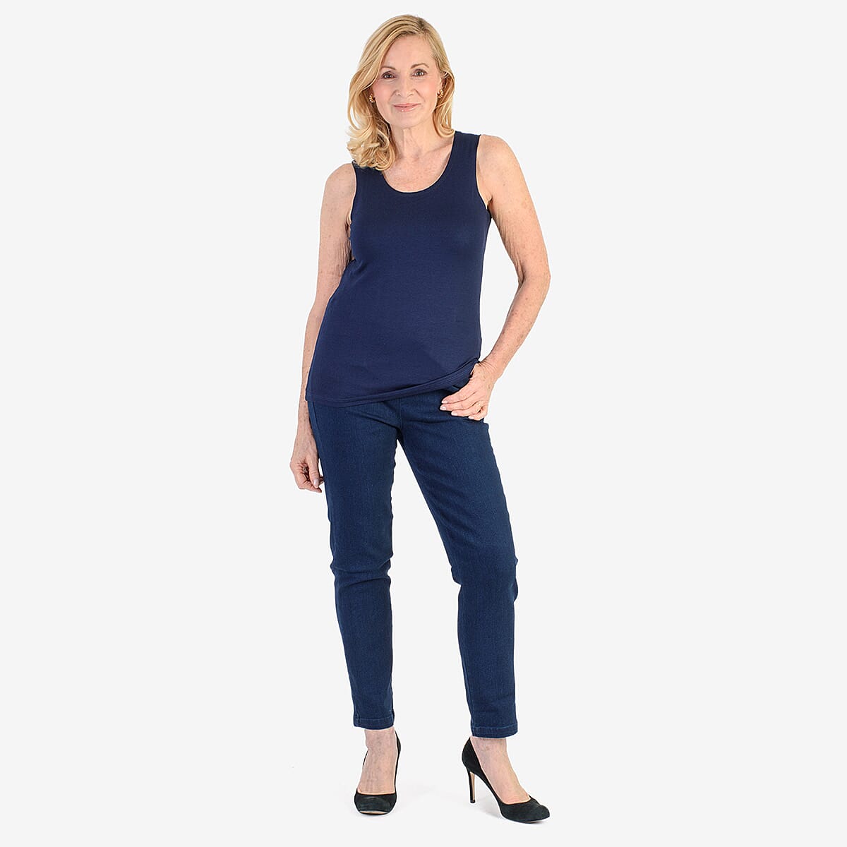 Pure &amp; Natural Straight Leg Denim Jeans (Size 20) - Denim 8287261 2