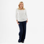Pure & Natural V-Neck Jumper (Size 20) - White
