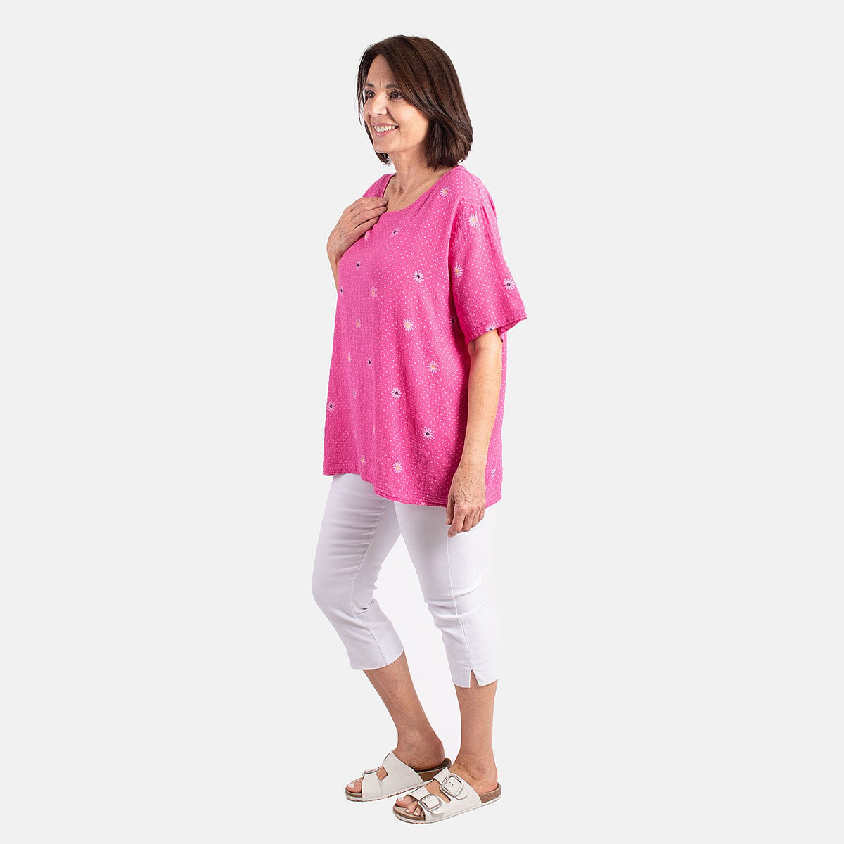 Pure and Natural 100% Cotton Woven Top 7799189 1