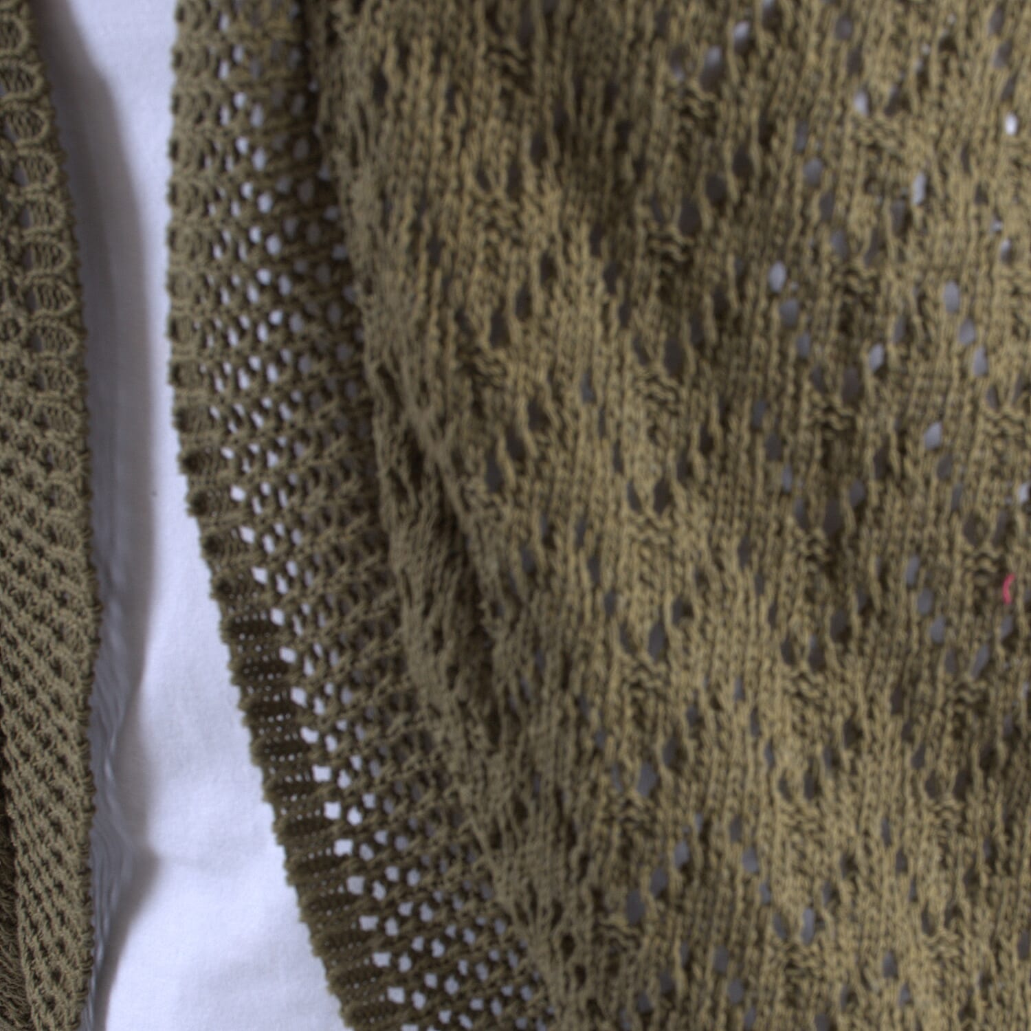 Pure and Natural Cotton Blend Summer Bolero (Size L-XL) - Khaki 7810719 6