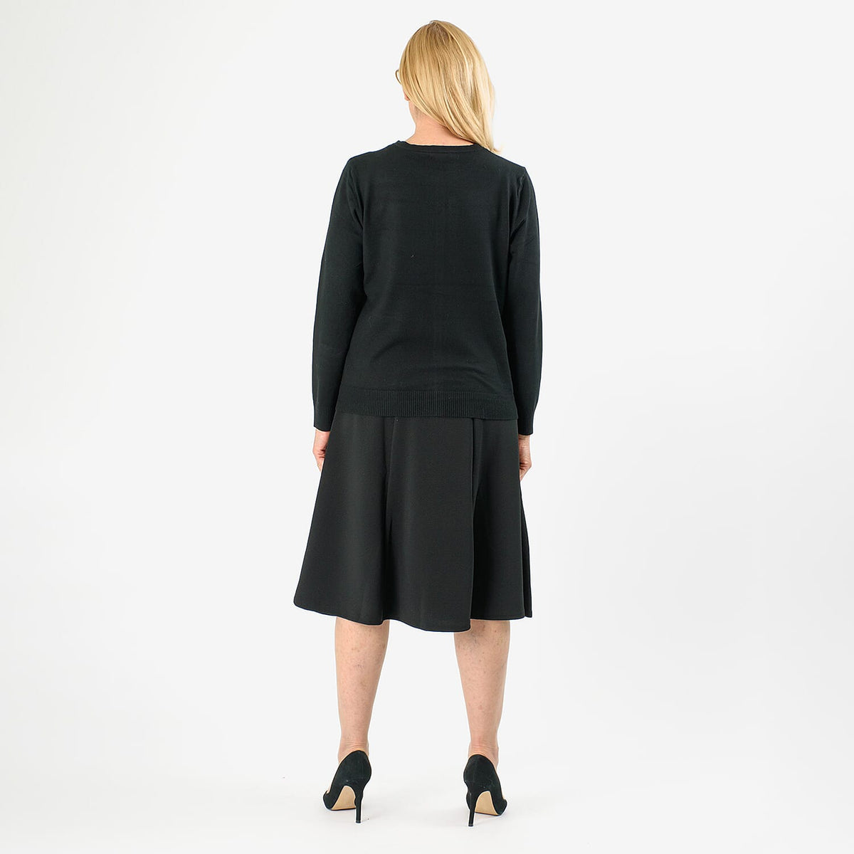Pure And Natural Crew Neck Cardigan V32556879 2
