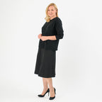Pure And Natural Crew Neck Cardigans (Size 10) - Black