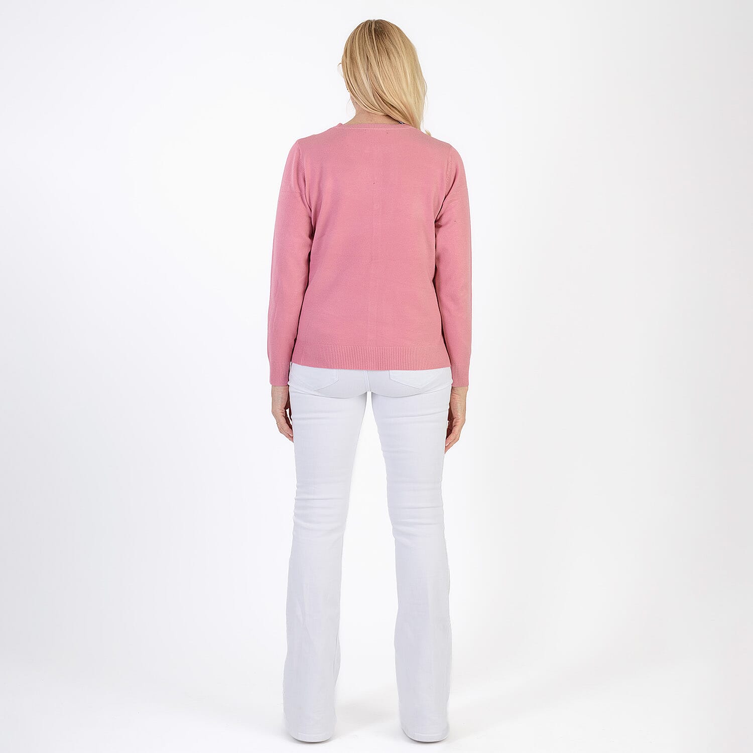 Pure and Natural Crew Neck Cardigan 8094265 3
