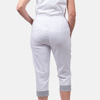 Pure and Natural Woven Trousers (Size 10) - White