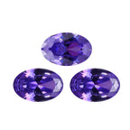 Purple Cubic Zirconia Oval Shape Gemstone 1.99 Ct. - 6x4 mm