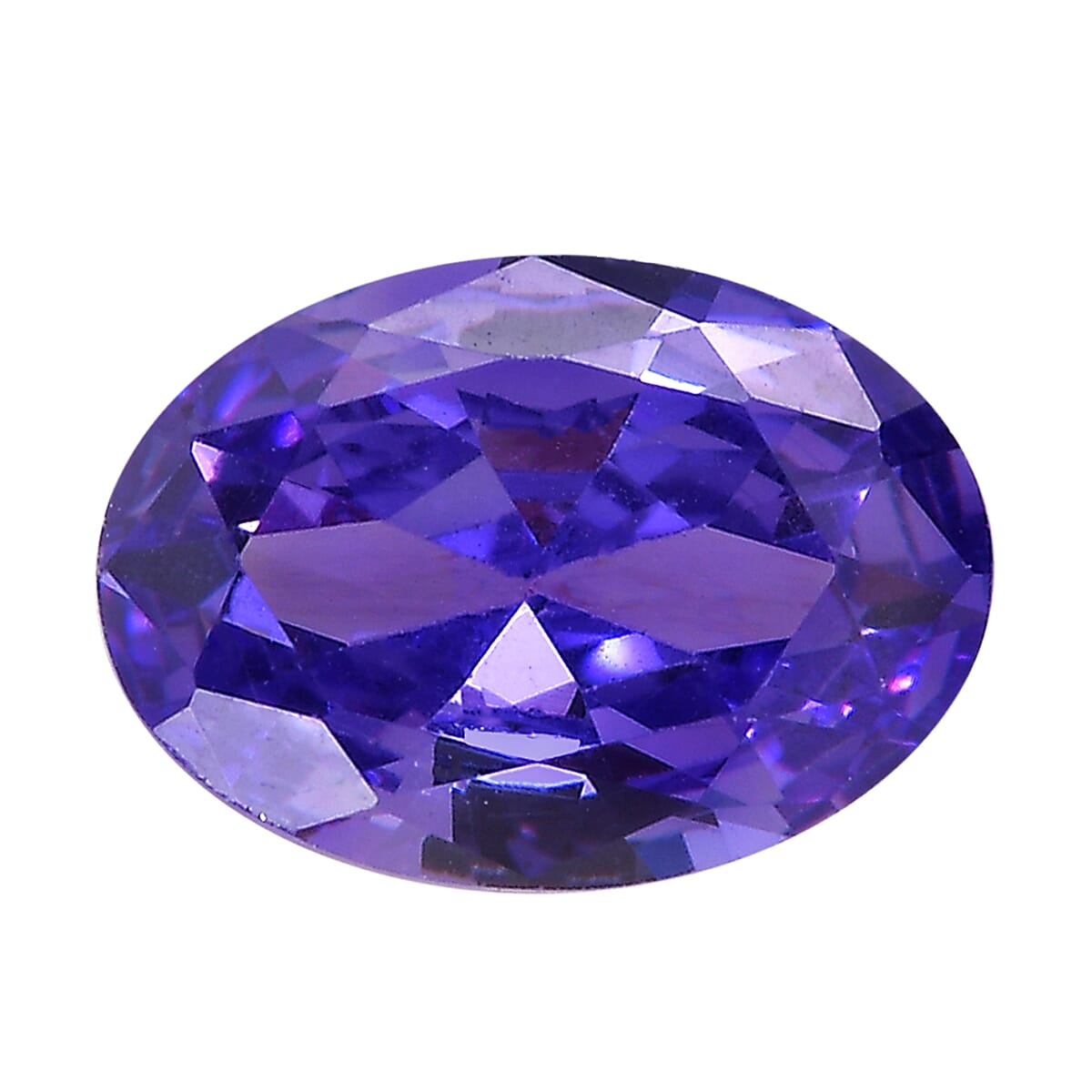 1.11 Ct. Purple Cubic Zirconia Loose Gemstone in Oval Shape (7x5mm) 8068506 0