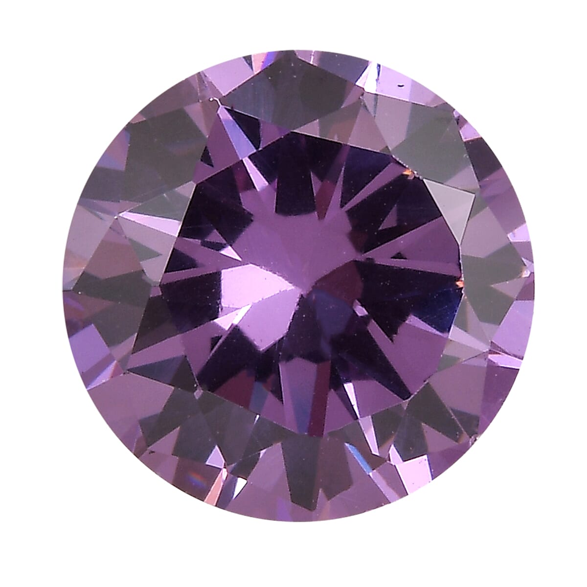 3.1 Ct. Purple Cubic Zirconia Loose Gemstone in Round Shape (8 mm) 8068512 0