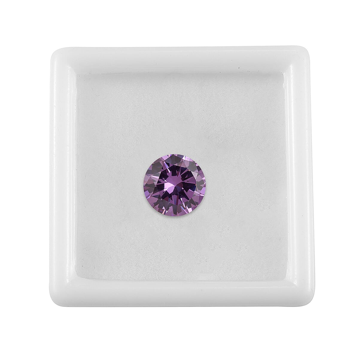 3.1 Ct. Purple Cubic Zirconia Loose Gemstone in Round Shape (8 mm) 8068512 3