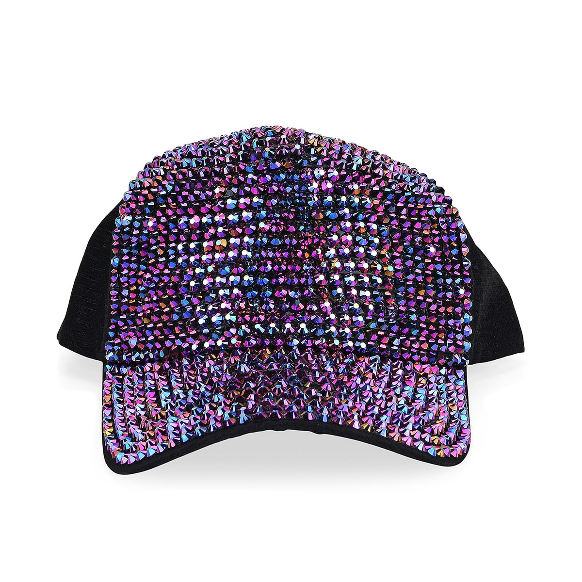 Purple Rhinestone Baseball Cap (57 cm) - Purple 8223100 6