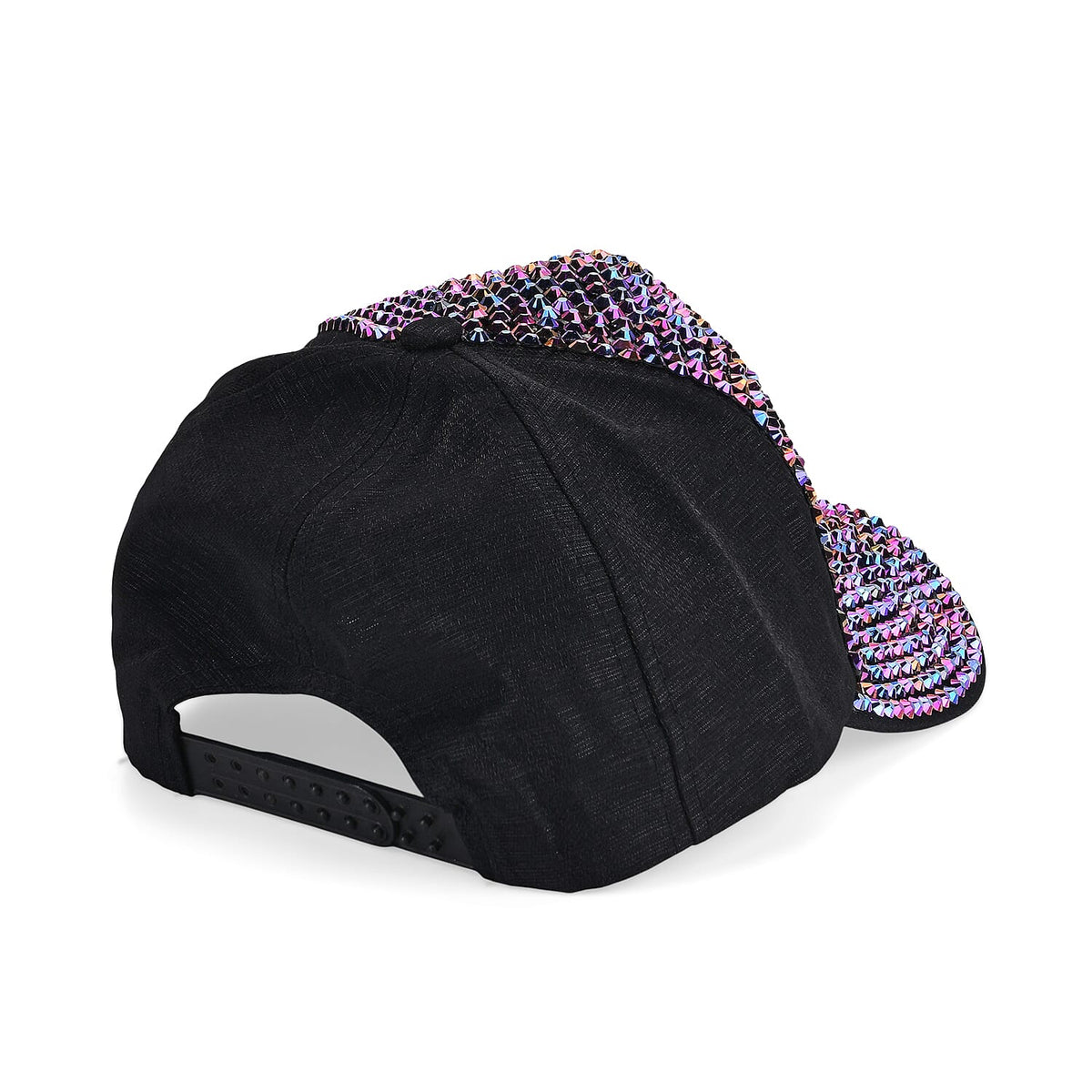 Purple Rhinestone Baseball Cap (57 cm) - Purple 8223100 7