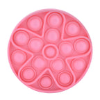 Push Bubble Stress Relieving Circular Fidget for Adults-Children in Pink (Dia- 11.5cm)