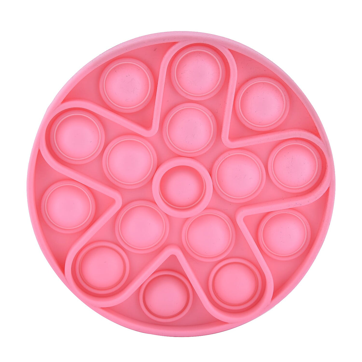Push Bubble Stress Relieving Circular Fidget for Adults-Children in Pink (Dia- 11.5cm) 6291579 0