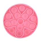 Push Bubble Stress Relieving Circular Fidget for Adults-Children in Pink (Dia- 11.5cm)