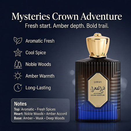 QAWAFI Mysteries Crown Adventure Eau de Parfum 100ml 8379717 2