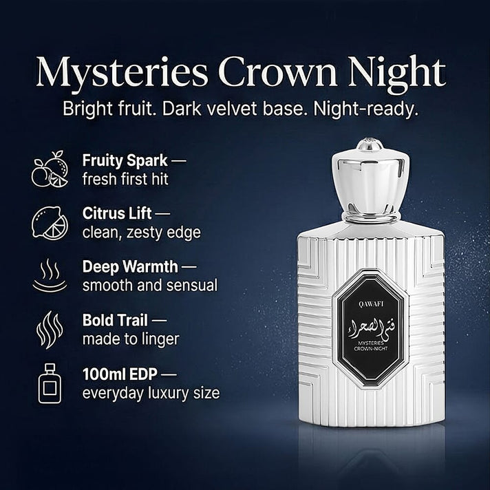 QAWAFI Mysteries Crown Night Eau de Parfum 100ml 8379712 2