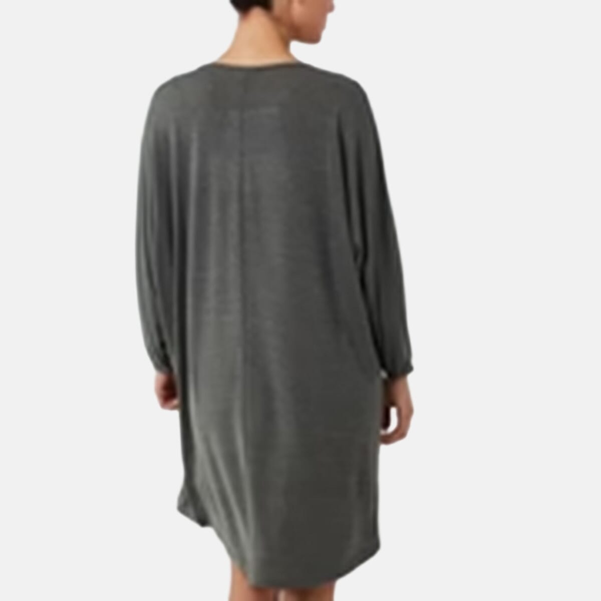 QED London Animal Heart Loose Fit Tunic Top (Size M/L, 16 to 22) - Khaki 8530171 1
