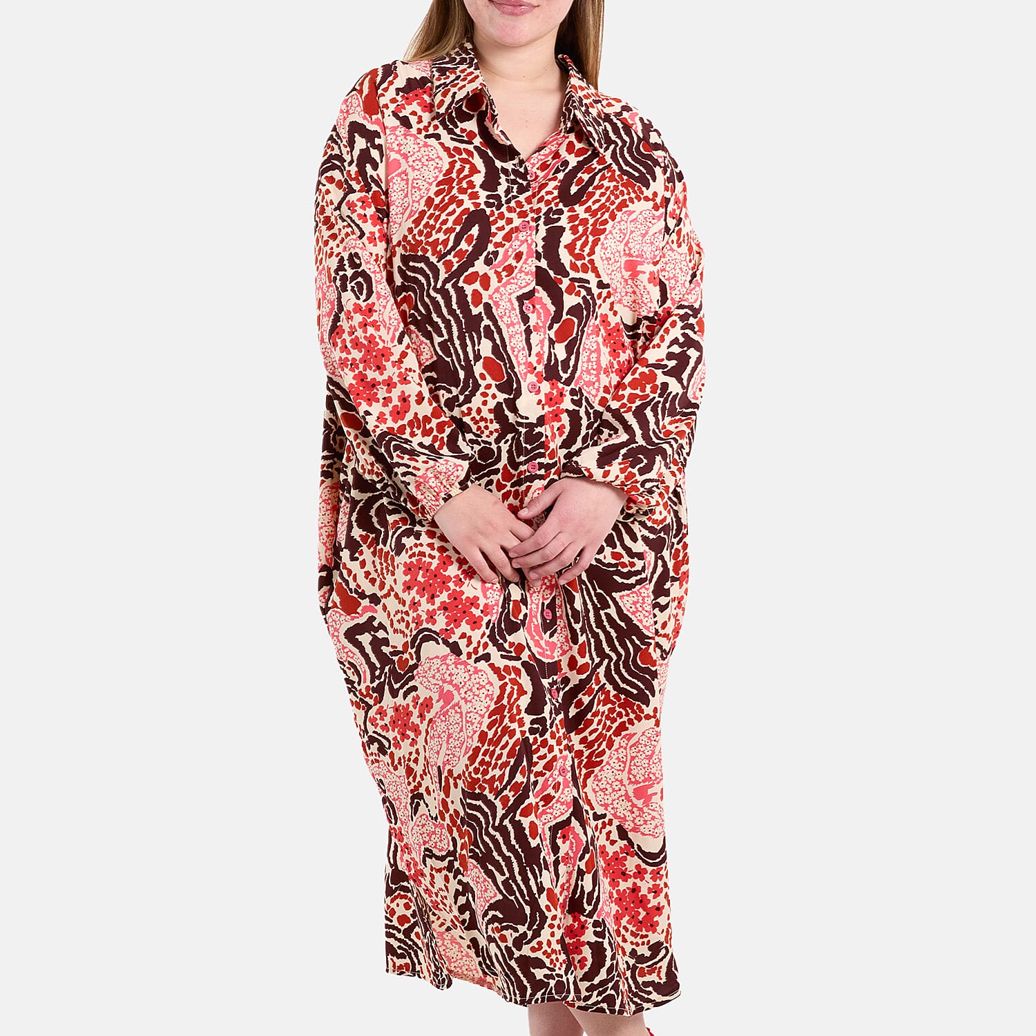 Nova of London Button-Oversized Dress 7839214 0