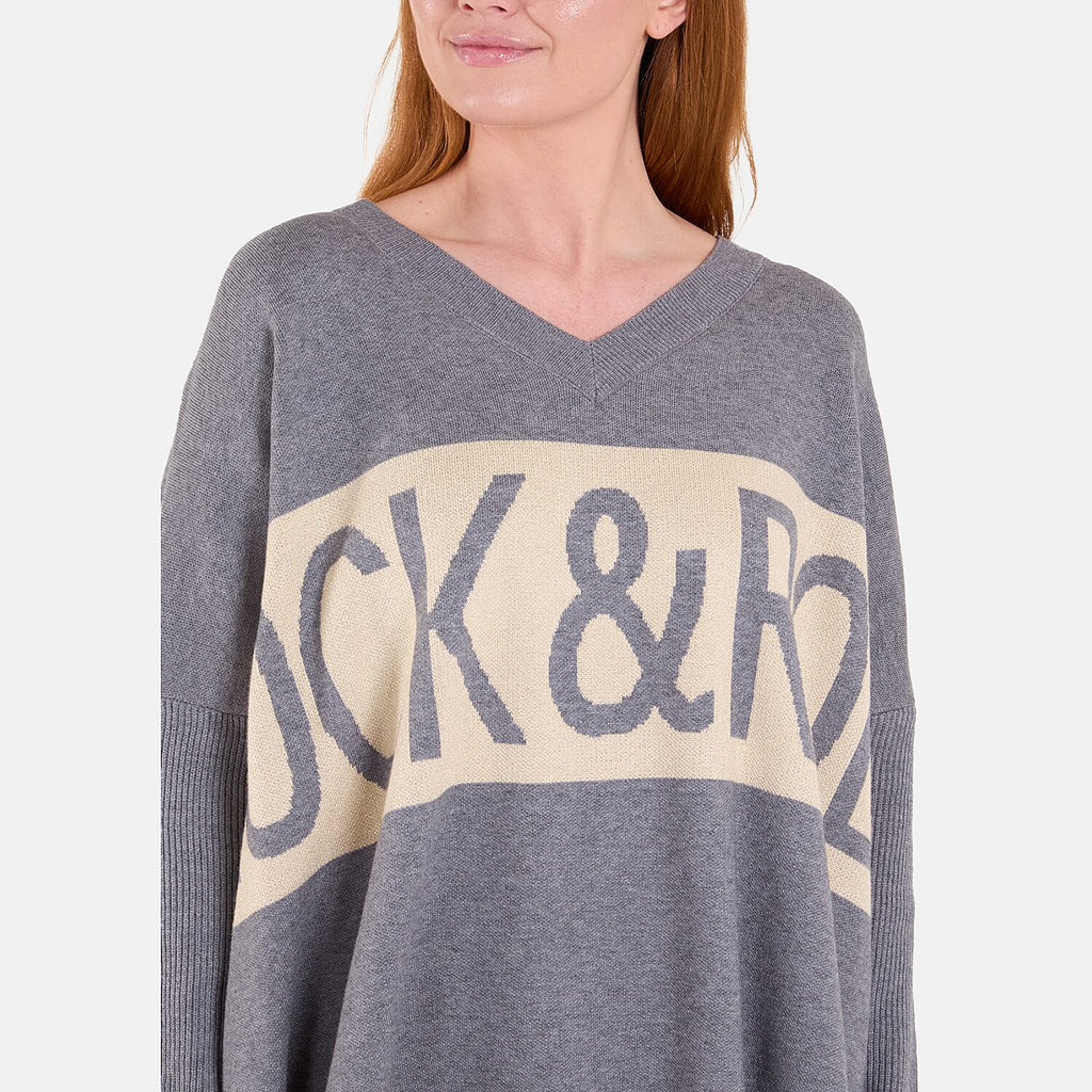 Rock And Roll Jumper (Size M-L) - Grey