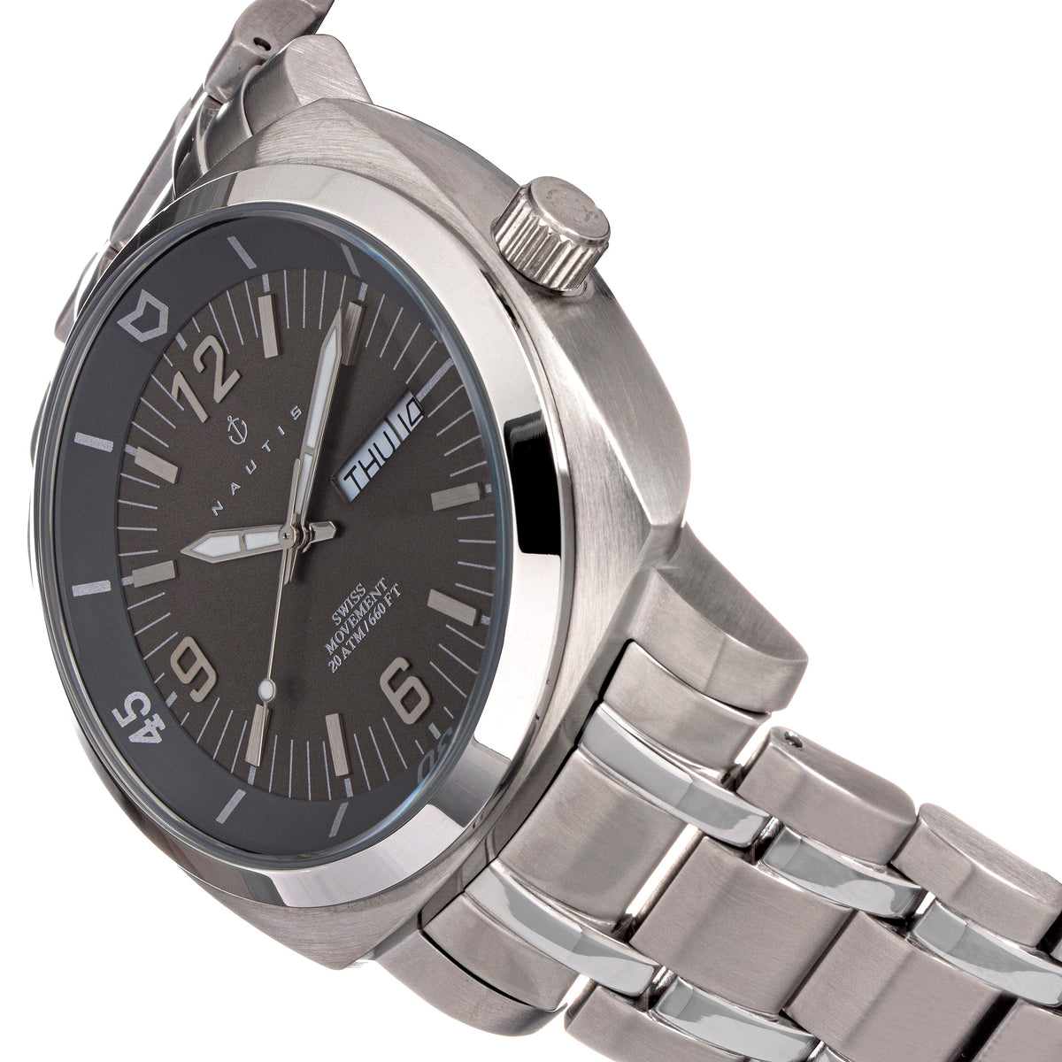 Quartz Mens Watch in Stainless Steel 7682824 4