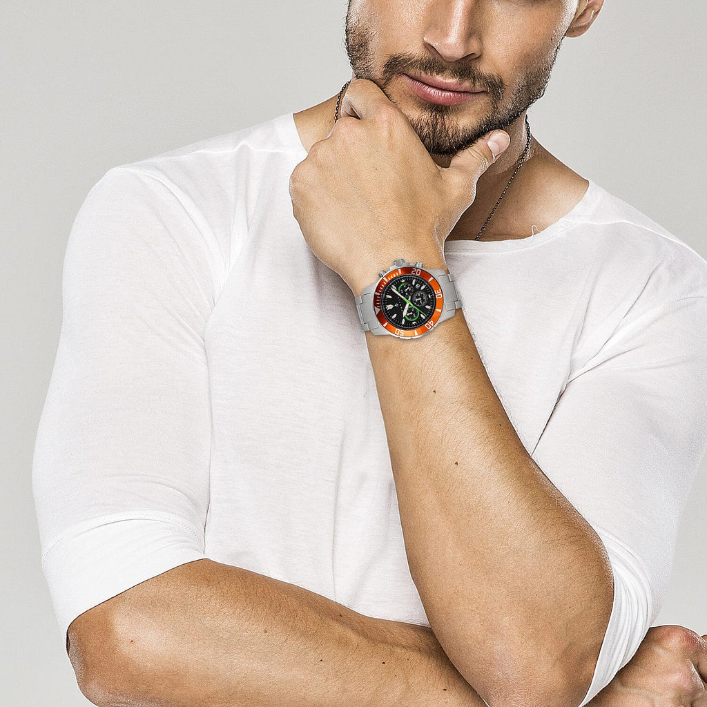 Quartz Mens Watch in Stainless Steel