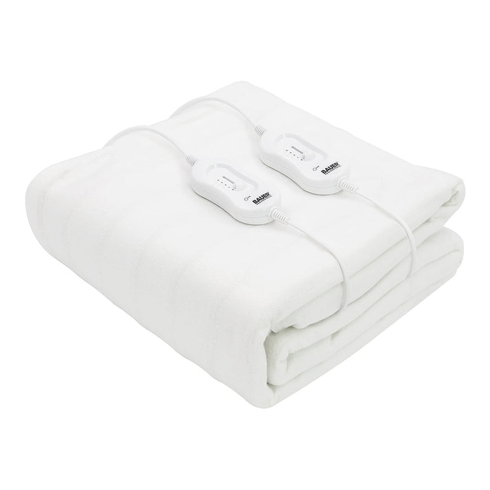 Bauer Electric Under Blanket (Size UK Superking) with Overheat Protection &amp; 3 Heat Settings (Voltage 220-240 V) - Off White 7681971 1