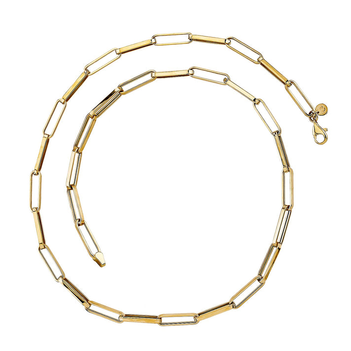RACHEL GALLEY - 14K Yellow Gold Paperclip Necklace (Size - 20) with Lobster Clasp 8g 7479771 1