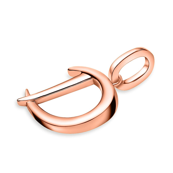 RACHEL GALLEY 18K Vermeil Rose Gold Overlay Sterling Silver Initial D Pendant 8726046 2