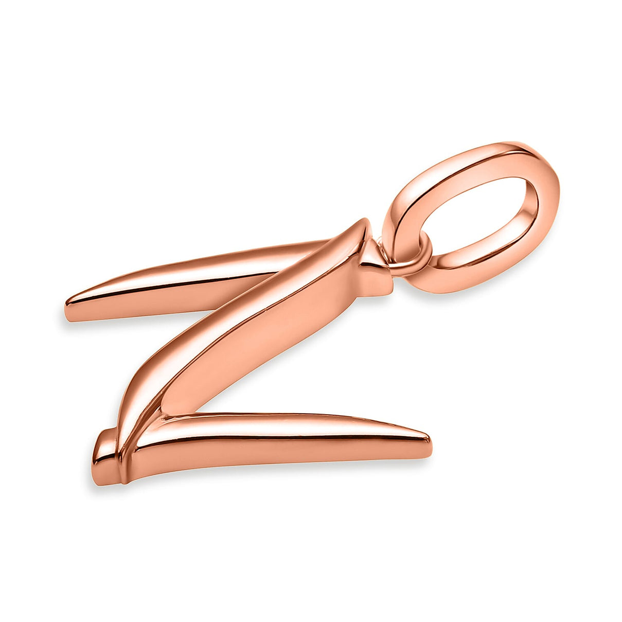 RACHEL GALLEY 18K Vermeil Rose Gold Overlay Sterling Silver Initial N Pendant 8726122 1