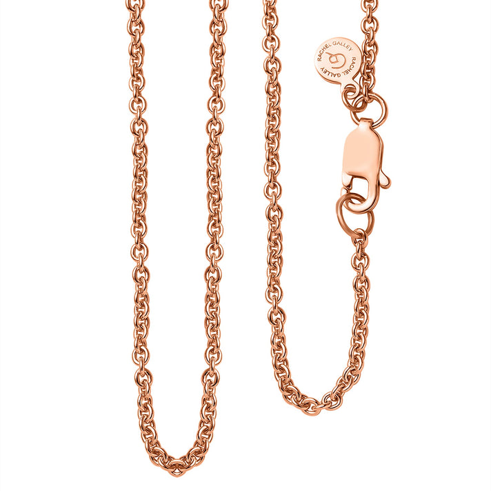 RACHEL GALLEY 18K Vermeil Rose Gold Overlay Sterling Silver Necklace (Size - 18/24/30), Silver Wt. 6.68 Gms 3888902 1