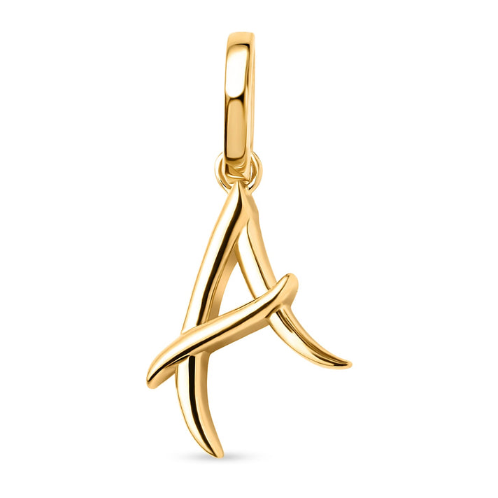 RACHEL GALLEY 18K Vermeil Yellow Gold Overlay Sterling Silver Initial A Pendant 8726023 1