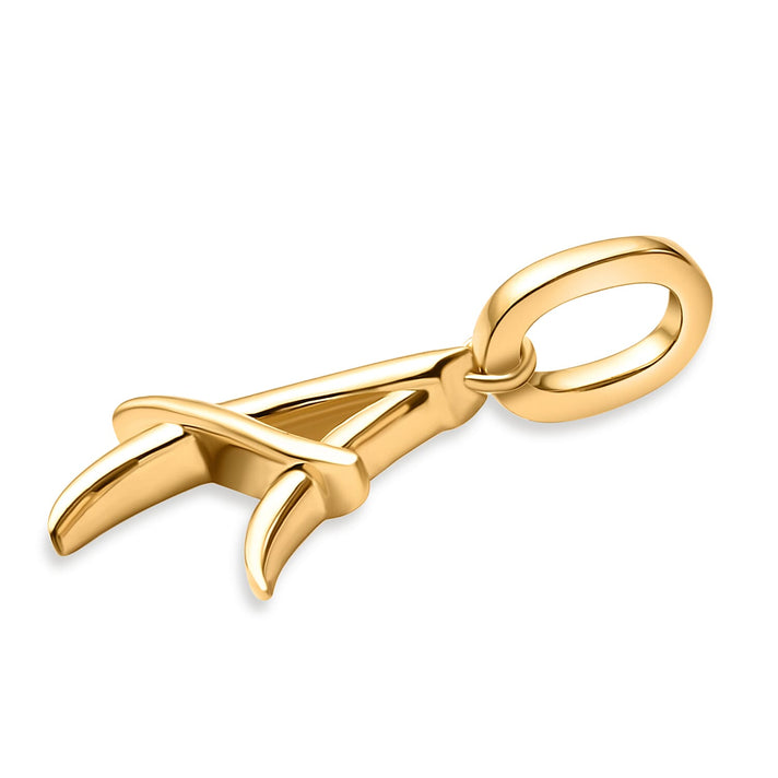 RACHEL GALLEY 18K Vermeil Yellow Gold Overlay Sterling Silver Initial A Pendant 8726023 2