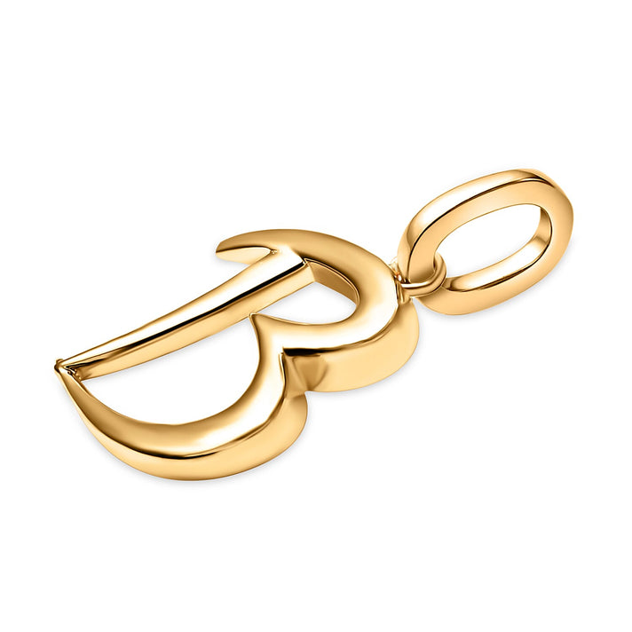 RACHEL GALLEY 18K Vermeil Yellow Gold Overlay Sterling Silver Initial B Pendant 8726029 2