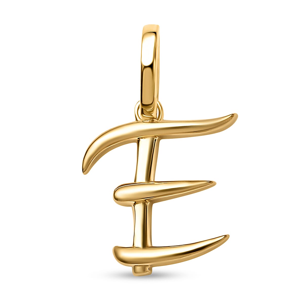 RACHEL GALLEY 18K Vermeil Yellow Gold Overlay Sterling Silver Initial E Pendant 8726053 0