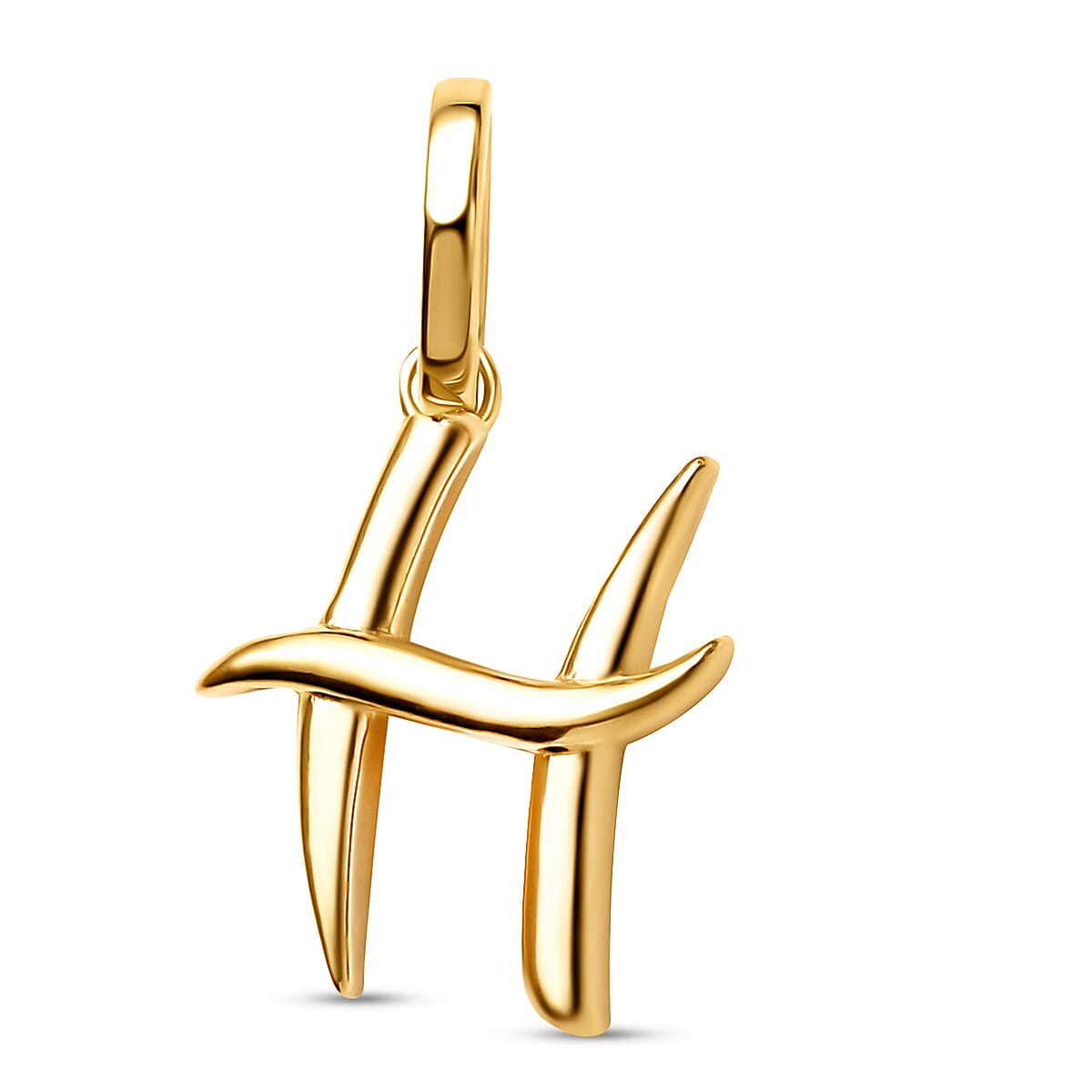 RACHEL GALLEY 18K Vermeil Yellow Gold Overlay Sterling Silver Initial H Pendant 8726066 0
