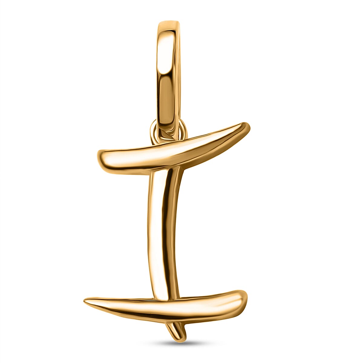 RACHEL GALLEY 18K Vermeil Yellow Gold Overlay Sterling Silver Initial I Pendant 8726076 0
