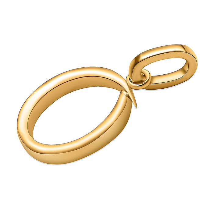RACHEL GALLEY 18K Vermeil Yellow Gold Overlay Sterling Silver Initial O Pendant 8726127 2