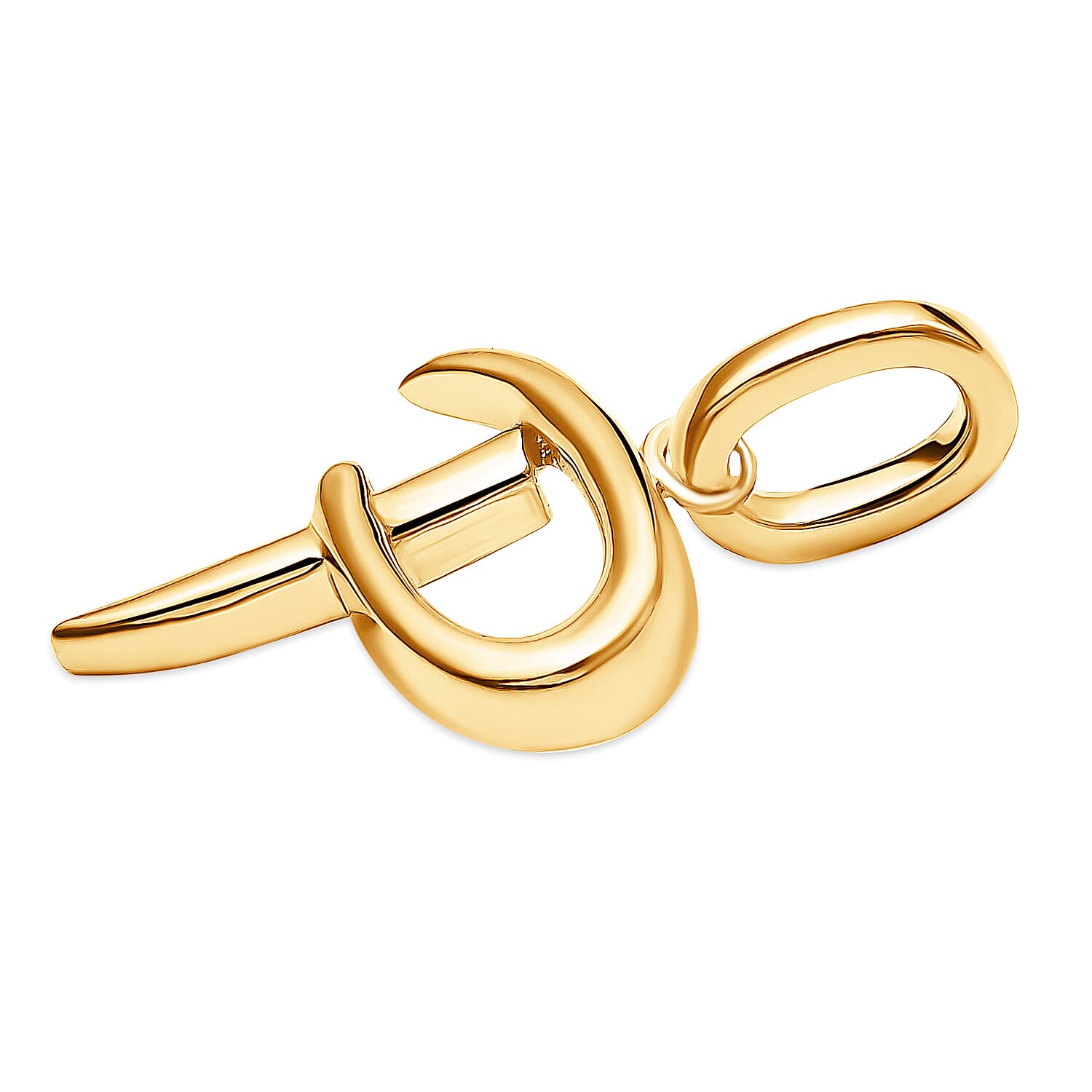 RACHEL GALLEY 18K Vermeil Yellow Gold Overlay Sterling Silver Initial P Pendant 8726129 1