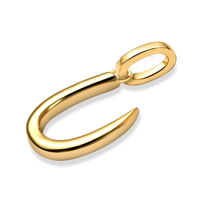 RACHEL GALLEY 18K Vermeil Yellow Gold Overlay Sterling Silver Initial U Pendant 8726158 2