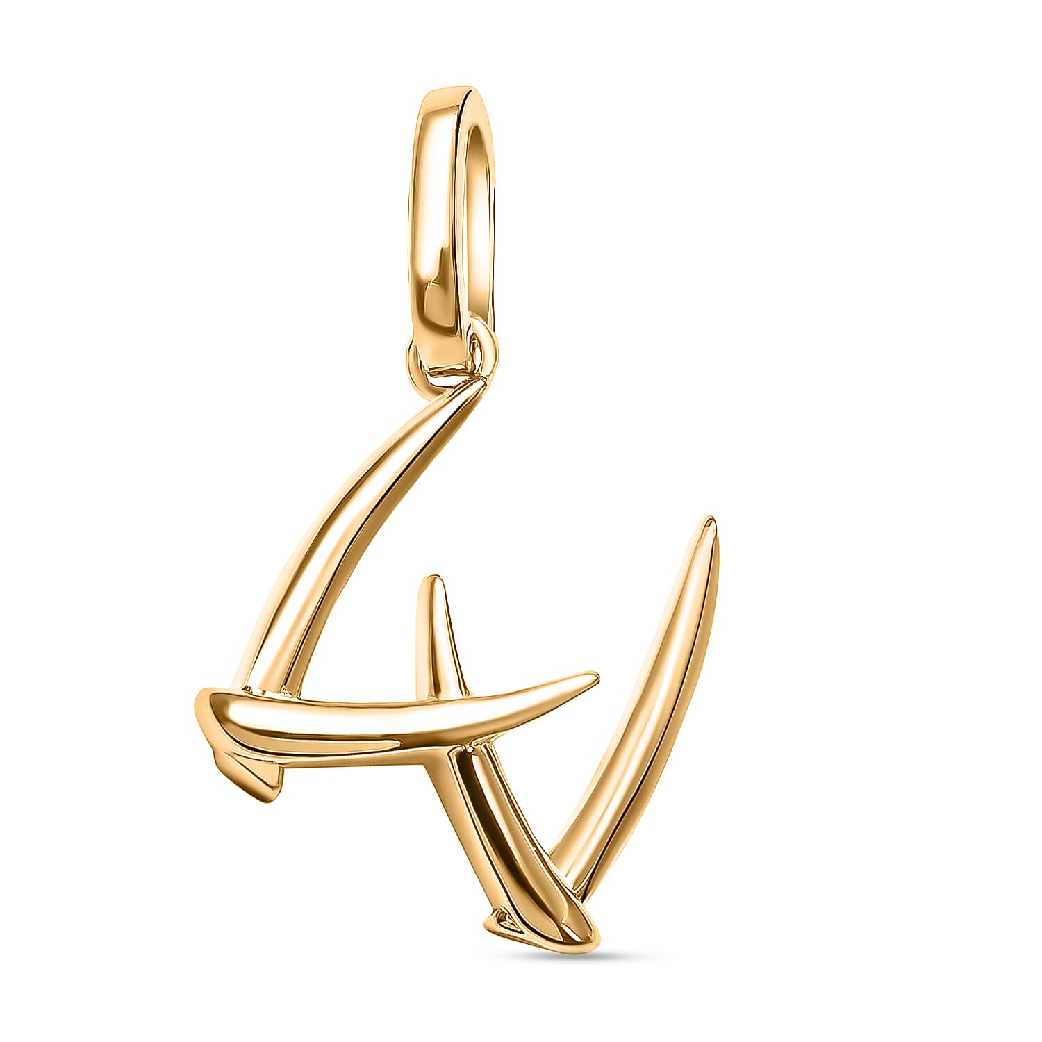 RACHEL GALLEY 18K Vermeil Yellow Gold Overlay Sterling Silver Initial W Pendant 8726182 0