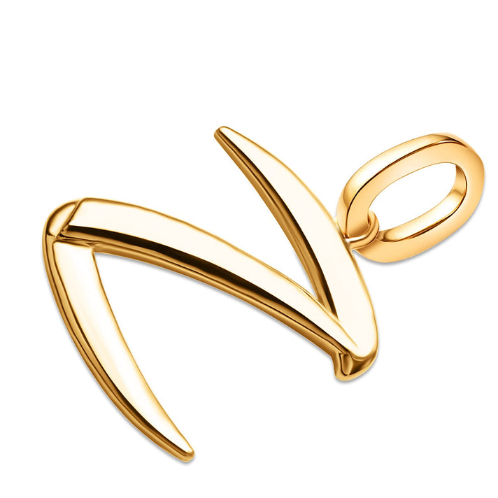 RACHEL GALLEY 18K Vermeil Yellow Gold Overlay Sterling Silver Initial Z Pendant 8726188 2