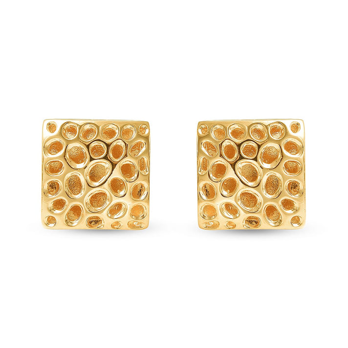 RACHEL GALLEY 18K Vermeil Yellow Gold Plated Sterling Silver Stud Earrings (with Push Back) .Silver Wt 4.70 Gms 3881132 1