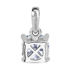RACHEL GALLEY 950 Platinum VS-EF Lab Grown Diamond Cushion Cut Solitaire Pendant 1.02 Ct.