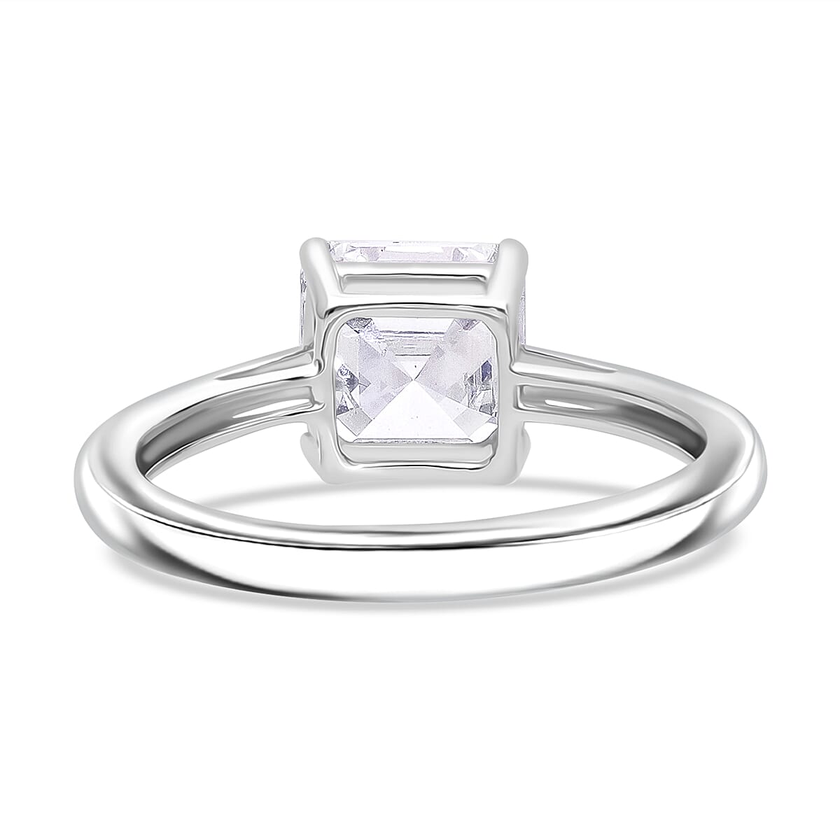LUXURIANT 2 Ct. Lab Grown Diamond Solitaire Ring in 950 Platinum, SGL Certified 8034462 5