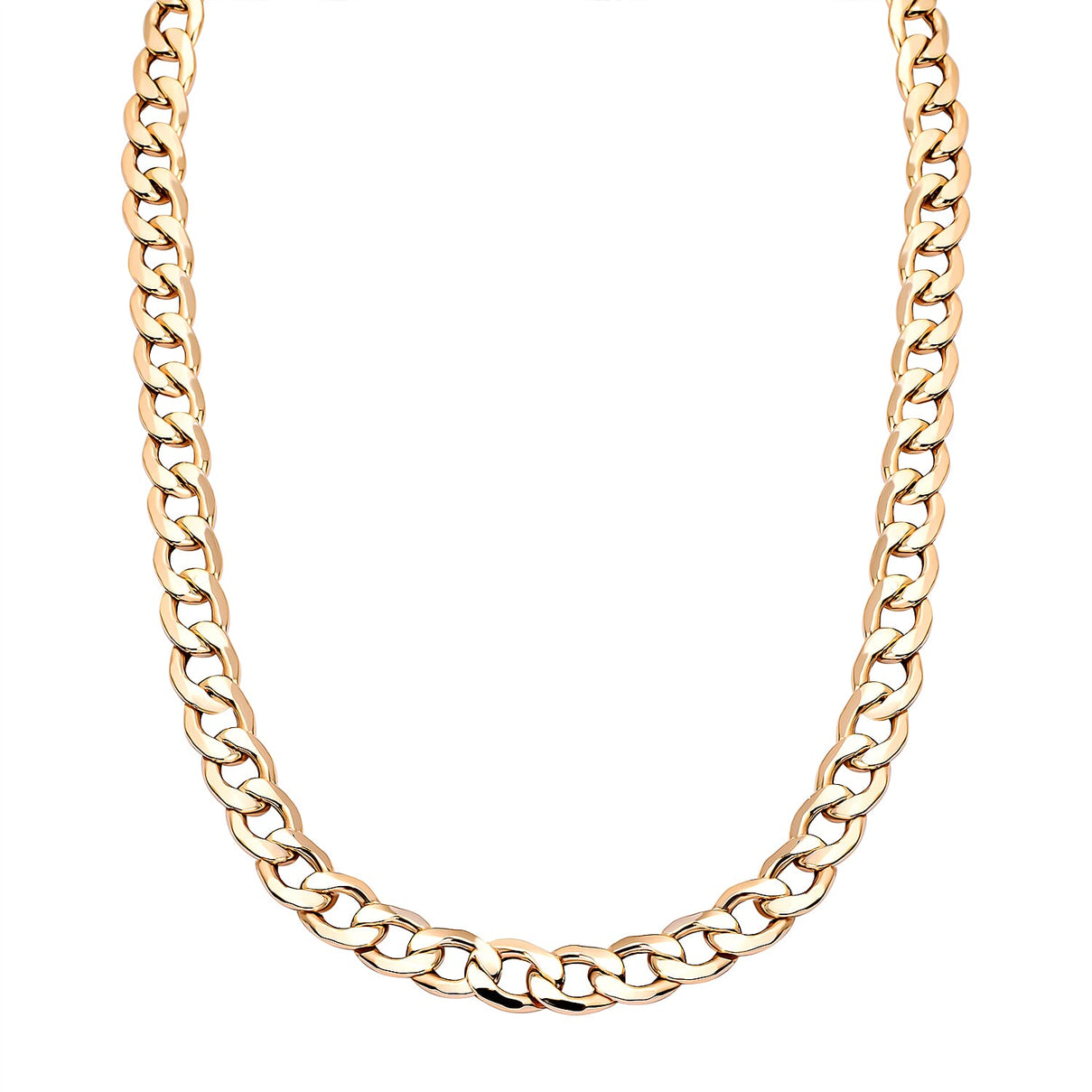 9K Yellow Gold Flat Curb Necklace (Size - 22) with Lobster Clasp, Gold Wt. 20.32 Gms 8943996 3