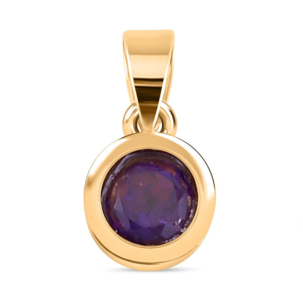 RACHEL GALLEY Amethyst Pendant in Vermeil Yellow Gold Overlay Sterling Silver 8847580 0