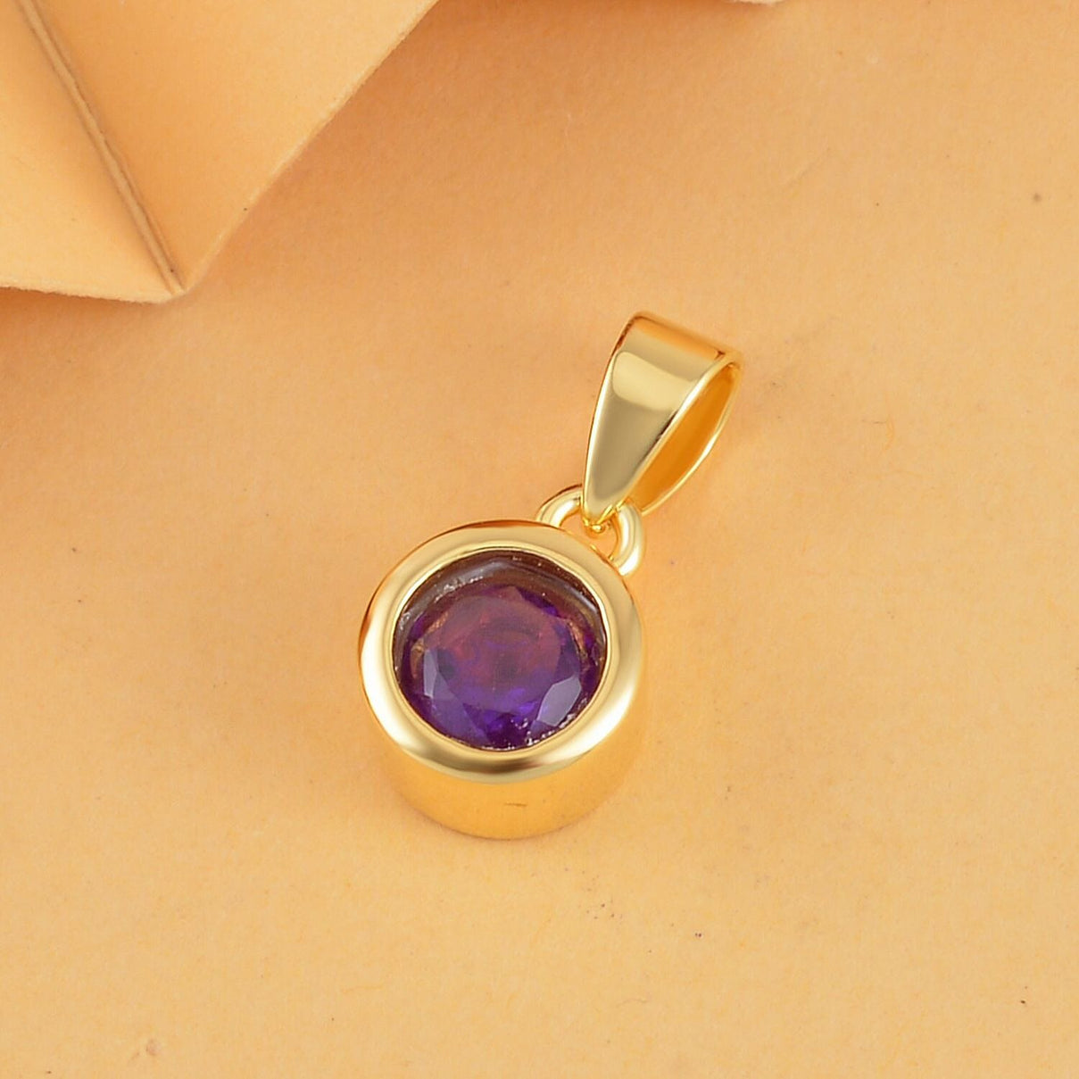 RACHEL GALLEY Amethyst Pendant in Vermeil Yellow Gold Overlay Sterling Silver 8847580 3