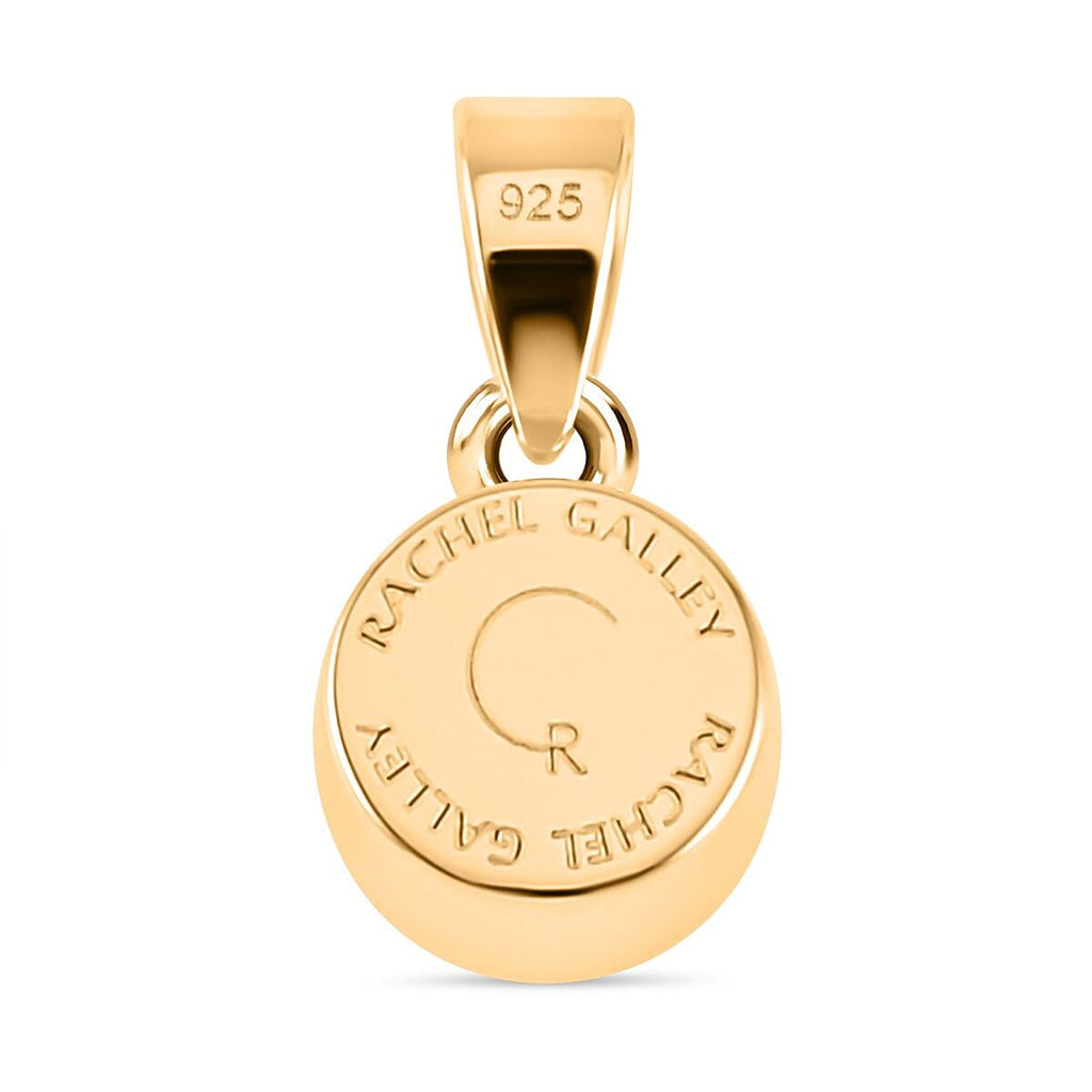RACHEL GALLEY Aquamarine Pendant in Vermeil Yellow Gold Overlay Sterling Silver